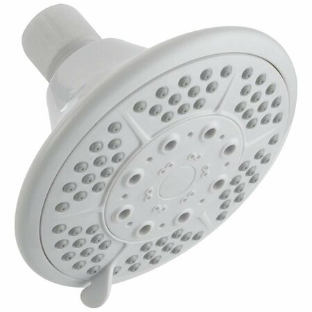 MANUFACTURERS DIRECT Peerless 76572CWH Shower Head, 1.75 gpm, 1/2 in Connection, 4-15/16 in Dia 76572WH